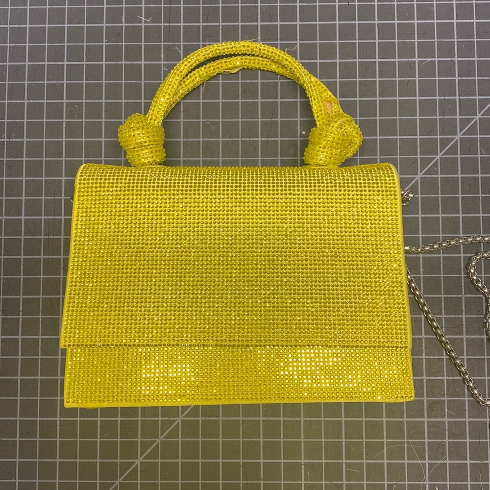 Chartreuse Crystal Bag